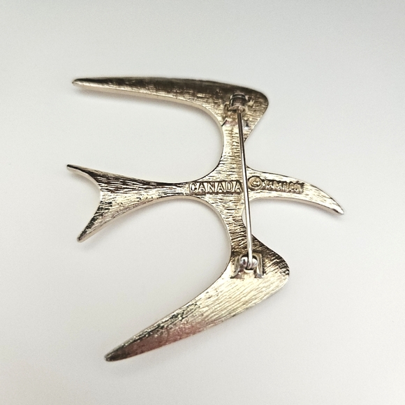 Sarah Coventry - Vintage Signed Seagull Bird Brooch - Picture 4 of 5